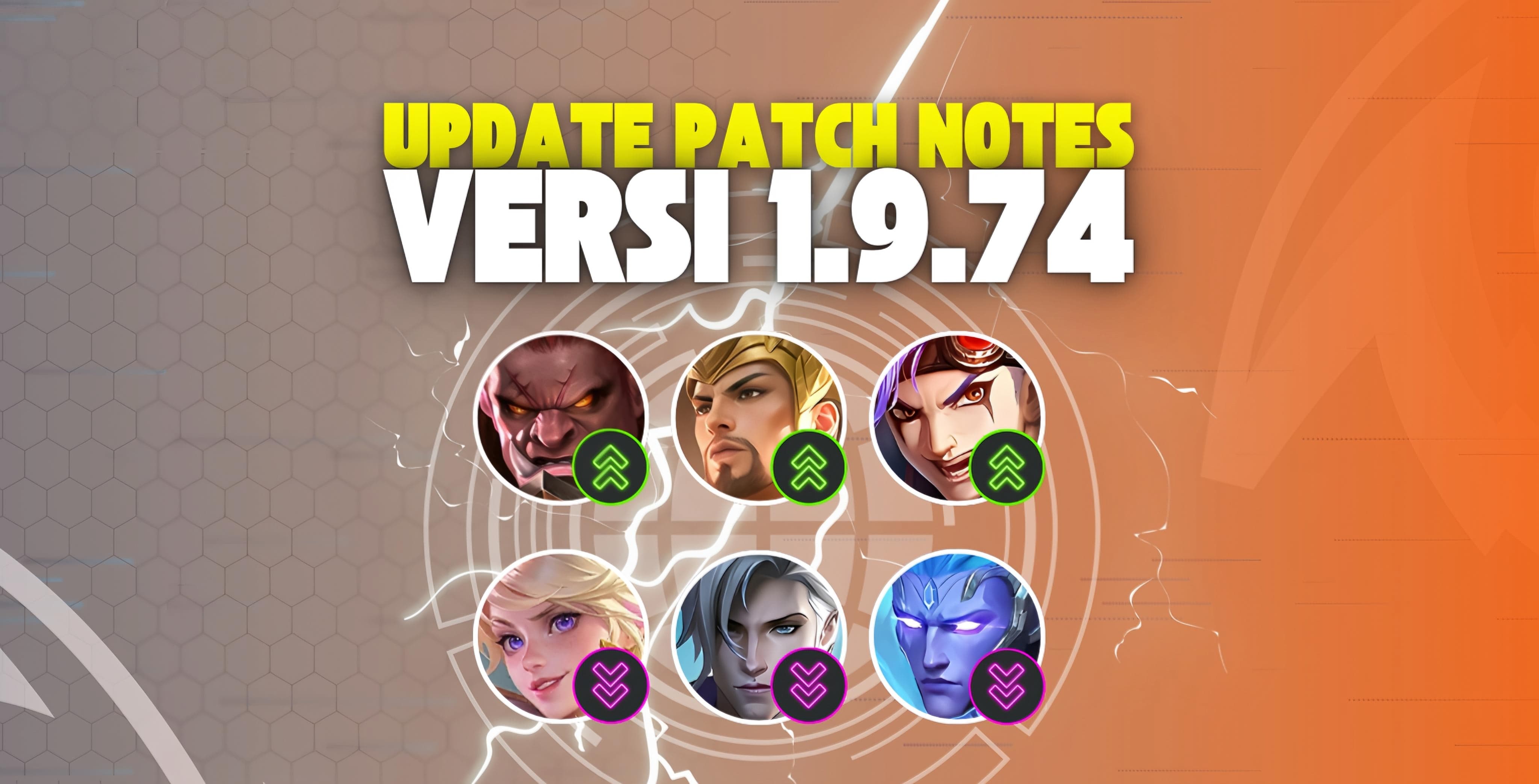 Update Patch Notes Advance Server Terbaru Versi 1.9.74 - Buff, Nerf, Adjustment Hero 